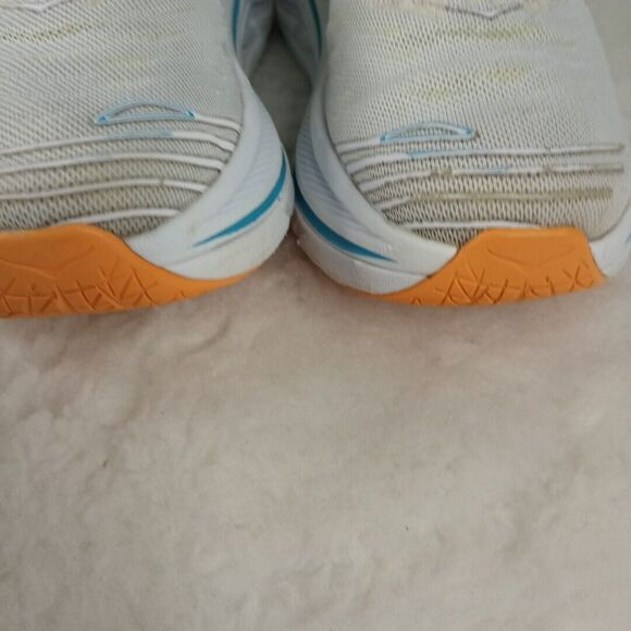 HOKA One Mens BONDI X WHITE  RUNNING SHOES  Size 10D - Picture 11 of 15